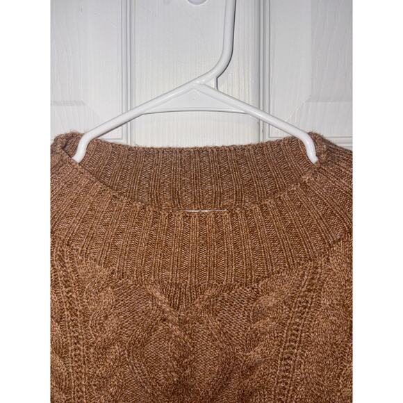 NWT old navy beige cable knit mock neck plus size sweater 2x - Picture 3 of 7
